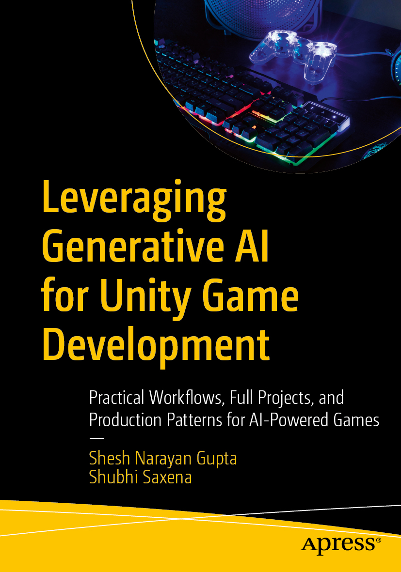 Leveraging Generative AI for Unity Game Development book cover